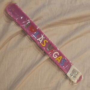 Pink I Love Las Vegas Slap Bracelet